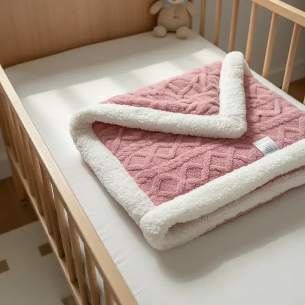 Frazada Corderito Bebe Cuna Funcional Manta 100x140 City