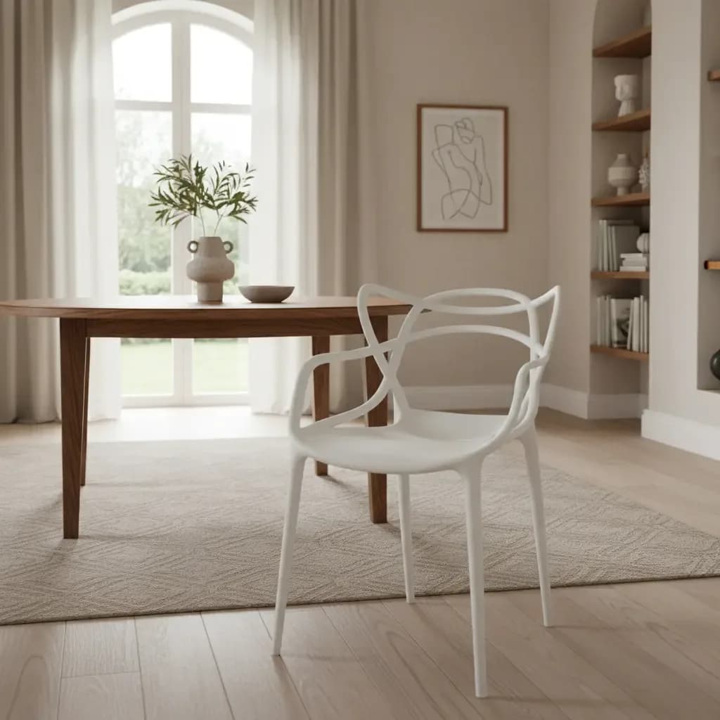 Sillas Master Comedor Modernas Reforzadas Apilables