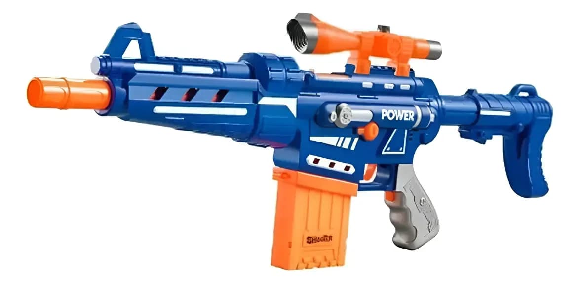 Juguete Arma Pistola Dardos Rifle Mira Para Niños