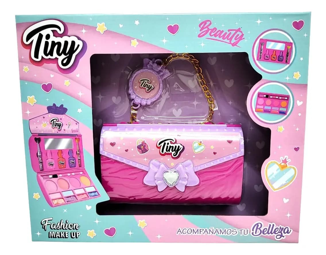 Set De Belleza Tiny Plegable Valija Cartera