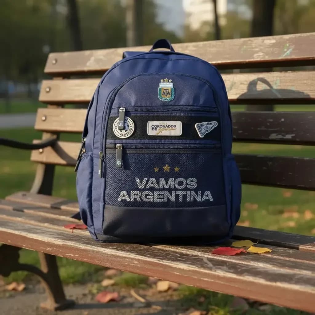 Mochila Urbana Deportiva Escolar Argentina Afa