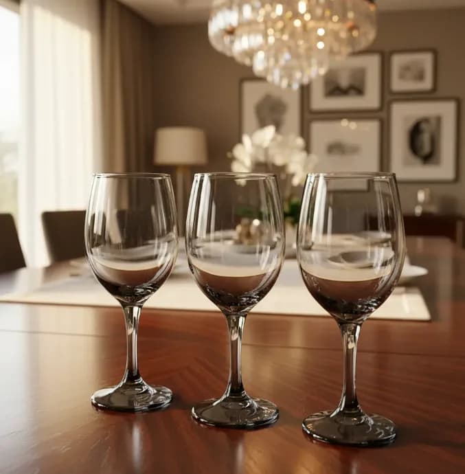 Copa De Vino Gris Nex Cook 330 Ml X 6 Unidades