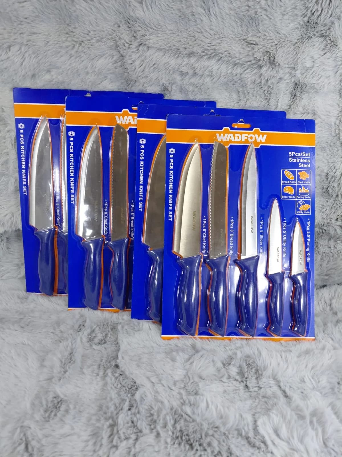 Set De Cuchillos X5 Acero Inoxidable