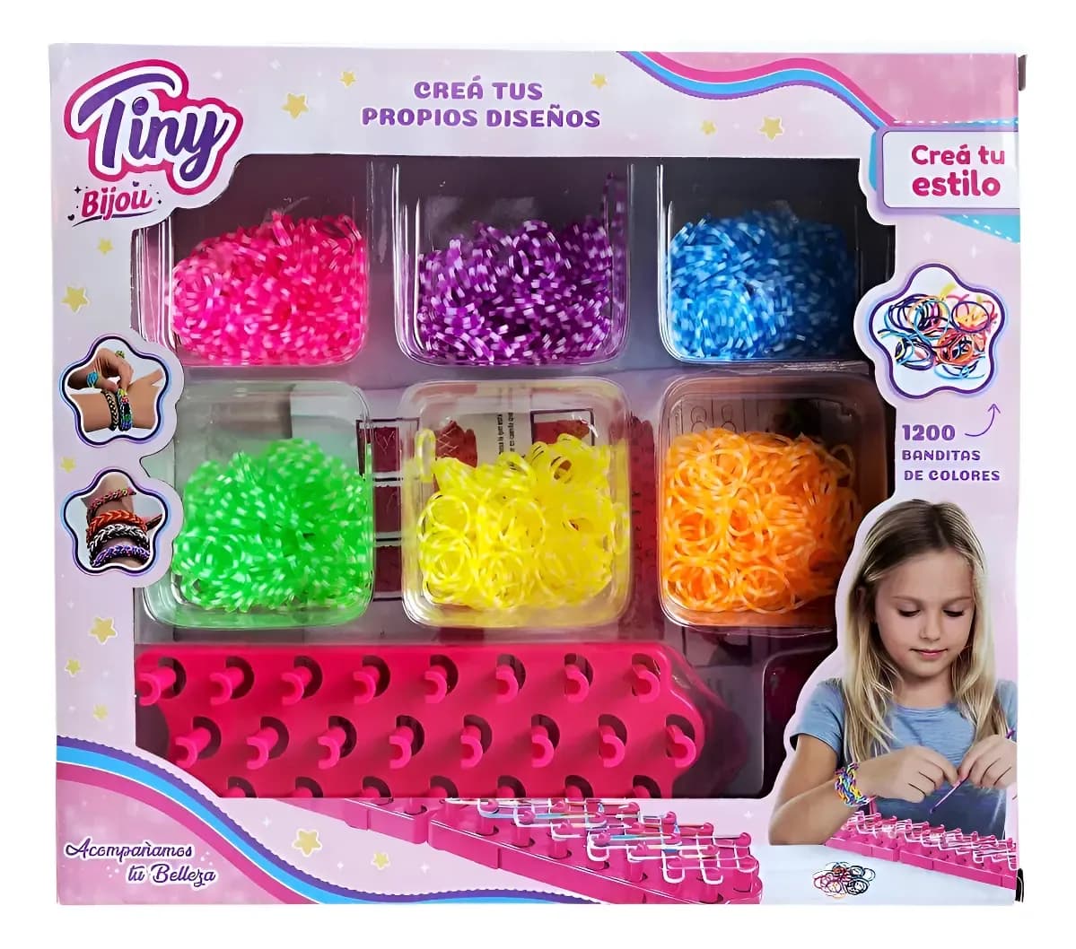 Set Para Hacer Pulsera 1200 Banditas