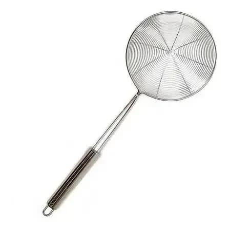 Espumadera Colador Malla Reforzada Acero Inoxidable 18 Cm