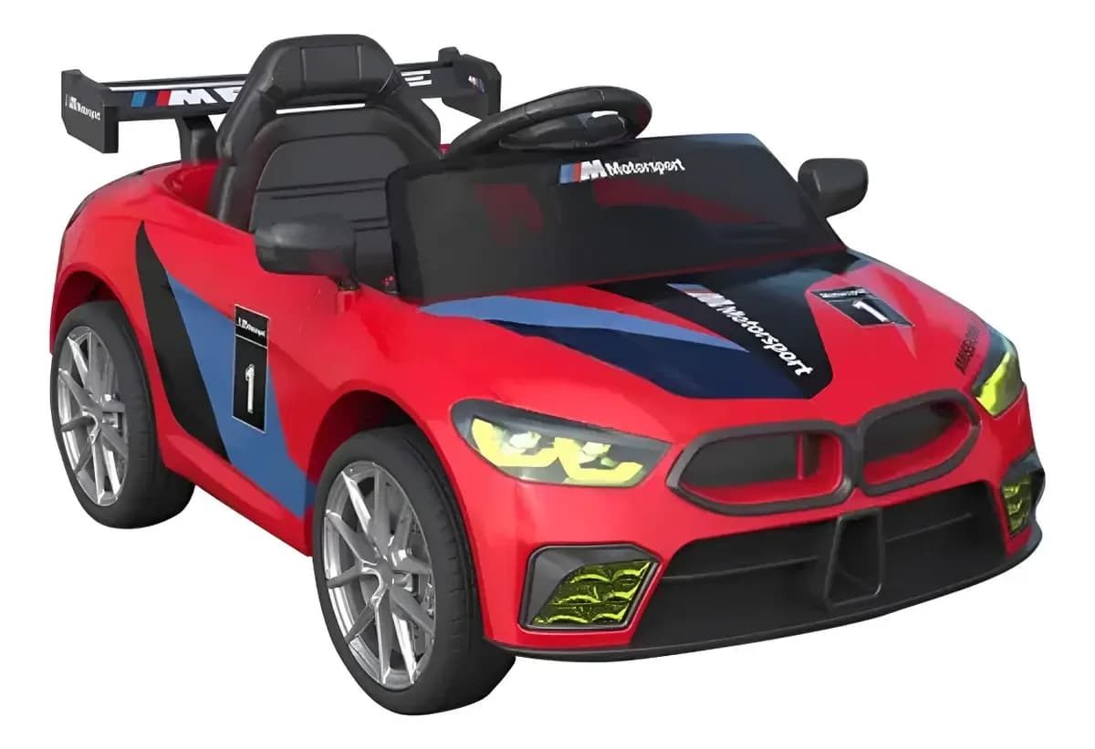 Auto Bateria 6v Luz Sonido Babymovil Simil Mercedes Benz (d) Color Rojo