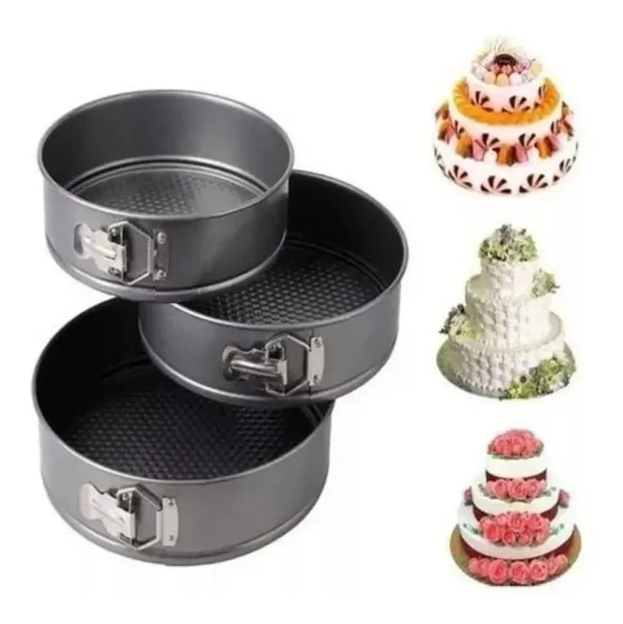 Set De Moldes Para Torta Repostería