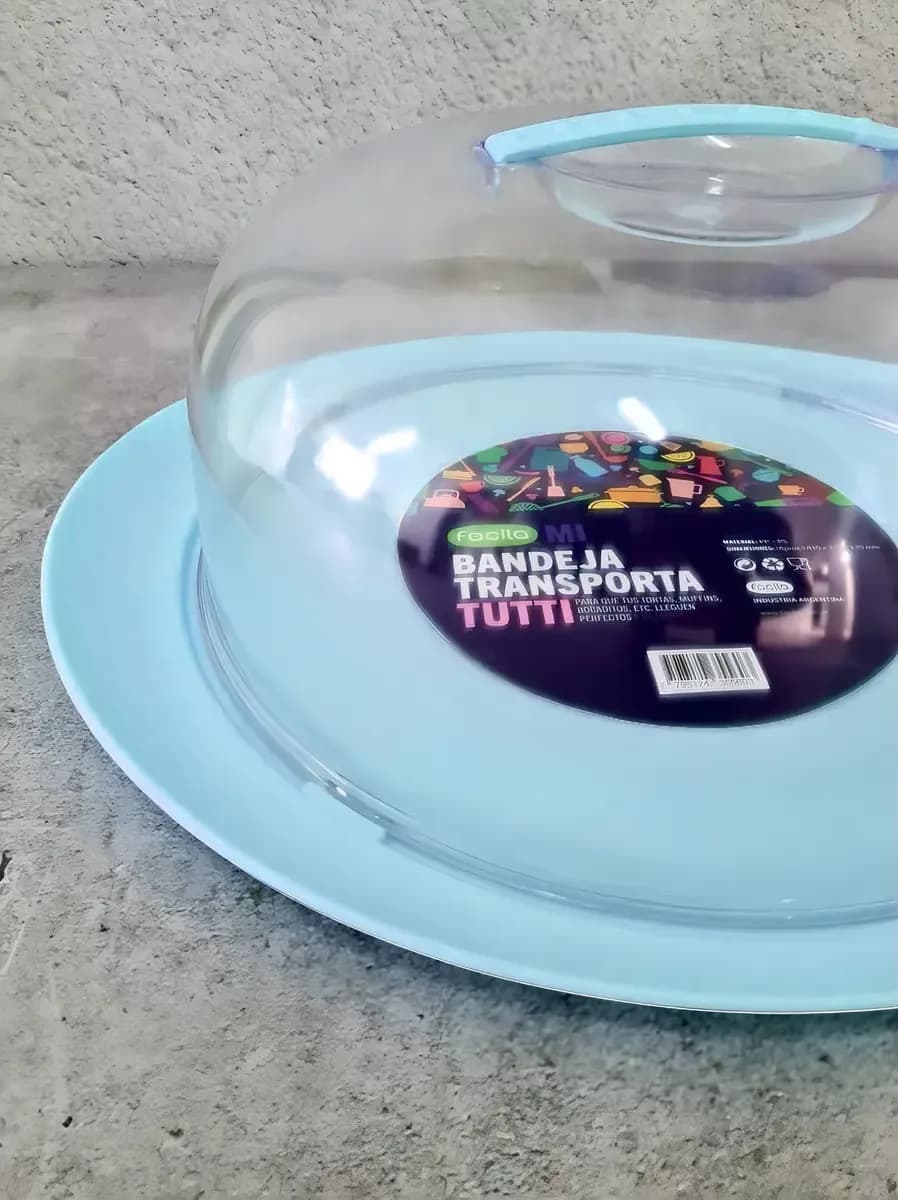 Bandeja Campana Acrilica Porta Tapa Torta Pettish Online