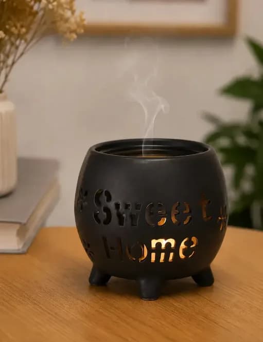 Hornito Ceramica Esencias Aceite Love Y Sweet Home